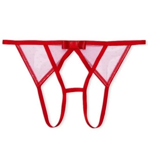 Victoria’s Secret Luxe Very Sexy Crotchless Cheekini Panty - Picture 1 of 5
